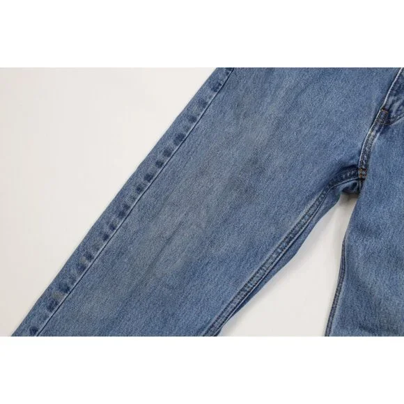 Vintage Y2K Levis 505 Mens 30x30 Faded Regular Straight Leg Denim Jeans Blue